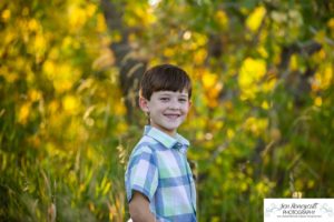 Littleton family photographer Standley Lake Colorado yellow trees leaves fall brother sister beach sand love sunset photography Halloween