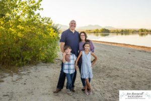 Littleton family photographer Standley Lake Colorado yellow trees leaves fall brother sister beach sand love sunset photography Halloween