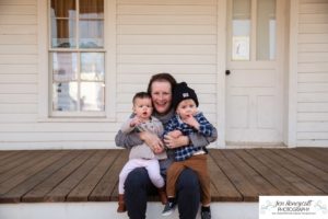 Littleton family photographer grandmother grandkids babies baby boy girl sisters cousins 17 Mile House Parker Colorado sunset fall photography barns