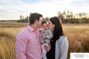 Littleton family photographer grandmother grandkids babies baby boy girl sisters cousins 17 Mile House Parker Colorado sunset fall photography barns