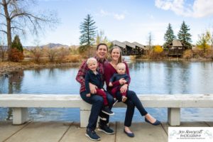 Littleton family photographer Lakewood Heritage Center Belmar park Colorado lake bridge brother sister mother father son daughter fall photography