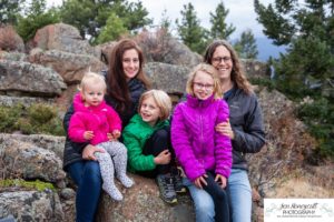 Littleton family photographer mountain camping views Evergreen firepit smores kids roasting marshmallows branding photo session outdoors tent ramble photography