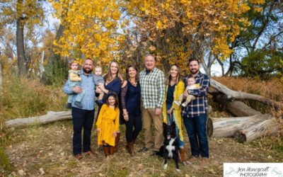 The extended {B} family at McKay Lake by Littleton photographer