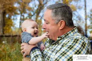 Littleton family photographer McKay Lake Colorado fall photography grandparents grandchildren dog extended baby cousins