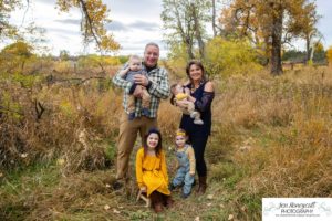 Littleton family photographer McKay Lake Colorado fall photography grandparents grandchildren dog extended baby