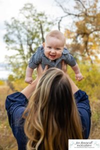 Littleton family photographer McKay Lake Colorado fall photography grandparents grandchildren dog extended baby