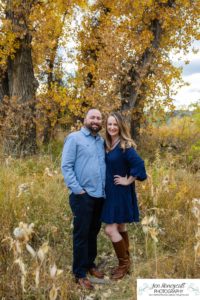 Littleton family photographer McKay Lake Colorado fall photography grandparents grandchildren dog extended baby