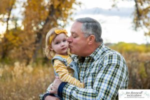 Littleton family photographer McKay Lake Colorado fall photography grandparents grandchildren dog extended baby