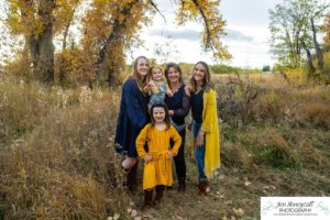 Littleton family photographer McKay Lake Colorado fall photography grandparents grandchildren dog extended baby