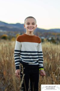 Littleton family photographer in Colorado mini photo session foothills sunset brother sister photography sweet light