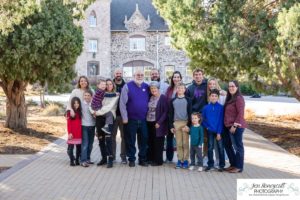 Littleton family photographer Highlands Ranch Mansion Colorado extended cousins grandparents grandchildren fall morning light photography