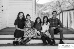 Littleton family photographer Clear Creek park Golden Colorado big kids teens sisters brother winter foothills sunset photography