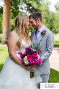 Littleton Colorado wedding photographer bride and groom photography white dress Richards Hart Estate Wheat Ridge garden party theme lawn games guests bridesmaid groomsmen