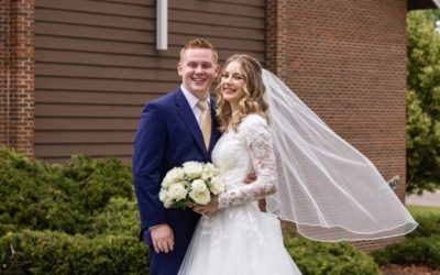 Kayla & Andrew’s summer wedding at Arvada Baptist Church by Littleton photographer