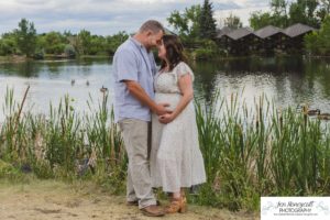 Littleton family and maternity photographer Lakewood Heritage Center Belmar Park baby bump boy mother father son summer foothills photography sunset wildflowers