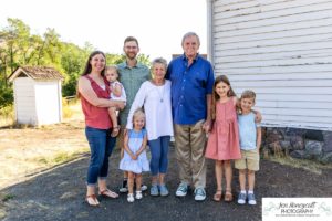 Littleton family photographer extended grandparents grandchildren boy girls siblings Clear Creek History park Golden Colorado photography