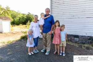 Littleton family photographer extended grandparents grandchildren boy girls siblings Clear Creek History park Golden Colorado photography