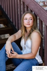 Littleton high school senior photographer portrait Highlands Ranch Downtown nature photography summer class of 2023 Mountain Vista