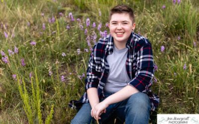 Jace’s high school senior photo session at South Valley Open Space park by Littleton teen photographer