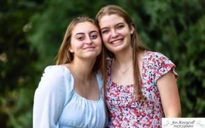 Allison and Macy’s high school senior photo session at the Highlands Ranch Mansion by Littleton teen photographer