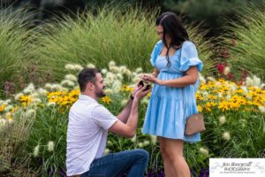 Littleton wedding photographer proposal proposed engaged ring Texas Colorado photography Cheeseman Park flowers summer she said yes Mr Mrs