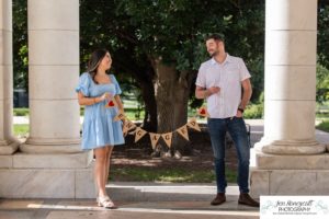 Littleton wedding photographer proposal proposed engaged ring Texas Colorado photography Cheeseman Park flowers summer she said yes Mr Mrs