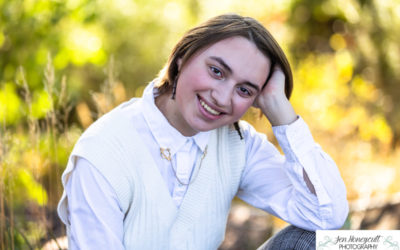 Alexis’s high school senior photo session at the Carson Nature Center and in Historic Downtown by Littleton photographer