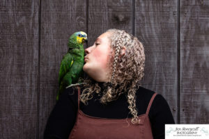 Littleton high school photographer teen Downtown Morrison photography bird parrot bridge urban class of 2023