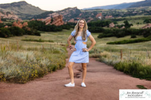 Littleton high school senior photographer teen girl Chatfield Ken Caryl Valley South park airline pilot photography Downtown Morrison urban