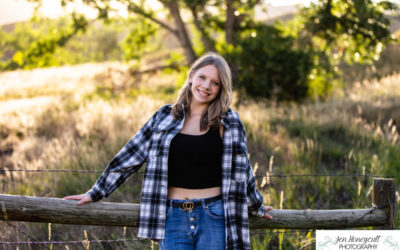 Alena’s high school senior photo session at South Valley Open Space park by Littleton teen photographer