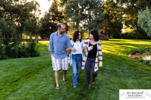 Littleton family photographer Highlands Ranch Mansion flowers sunset photography teen kid grandparents extended aunt niece visit