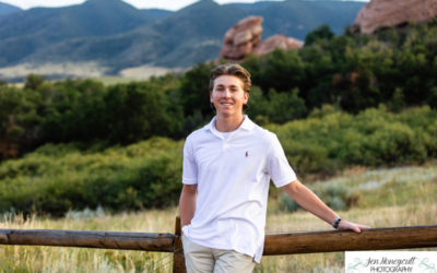 Max’s high school senior photo session at South Valley Open Space park by Littleton teen photographer