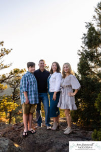 Littleton family photographer Mt. Falcon park sunset photography teen twins siblings mother father daughter son boy girl summer outdoors photo session