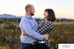 Littleton family photographer mini photo session Colorado foothills sunset photography siblings kids fall