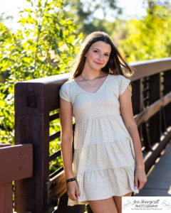 Littleton high school senior photographer class of 2023 SkyView Academy Highlands Ranch Golden Colorado teen girl cap and gown graduate river creek photography