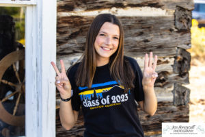 Littleton high school senior photographer class of 2023 SkyView Academy Highlands Ranch Golden Colorado teen girl cap and gown graduate river creek photography