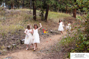 Littleton wedding photographer Chief Hosa Lodge Evergreen fall marriage married sunset photography white dress bridesmaids