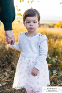 Littleton family photographer fall colors leaves Fly'N B park extended cousins grandparents siblings photography crying baby sunset Highline Trail boy girls