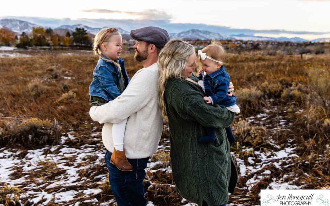 The {P} family mini photo session in the Colorado foothills by Littleton child photographer