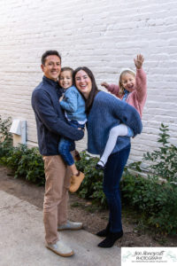 Littleton family photographer Platt Park Denver Pearl Street area Colorado photography twins boy girl urban setting fall leaves