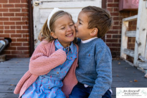 Littleton family photographer Platt Park Denver Pearl Street area Colorado photography twins boy girl urban setting fall leaves