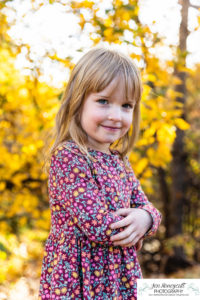 Littleton family photographer sisters girls Writer's Vista park photography wooden bridge fall leaves Highline Trail