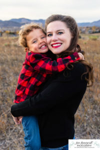 Littleton family photographer mini photo session mother son boy toddler Colorado foothills photography fall winter sunset