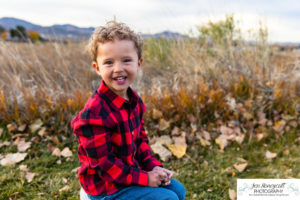 Littleton family photographer mini photo session mother son boy toddler Colorado foothills photography fall winter sunset