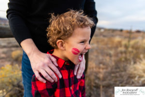 Littleton family photographer mini photo session mother son boy toddler Colorado foothills photography fall winter sunset