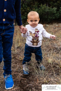 Littleton family photographer extended grandparents kids cousins cold snow Mt. Falcon sunset photography Colorado mountain views fall baby boys girls siblings