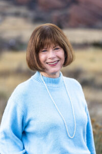 Littleton headshot photographer in Colorado.  Red Rocks in Morrison as the background.