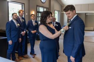 Littleton wedding photographer Colorado Catholic photography bride groom married marriage reception ceremony groomsmen mother son