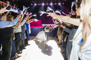 Littleton wedding photographer reception lights Colorado marriage bride groom photography