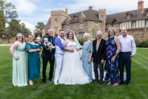 Littleton family photographer wedding elopement bride and groom grandparents dress twins babies girl boy parents Colorado photography Highlands Ranch Mansion